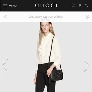 ❤️SOLD❤️ Gucci black crossbody